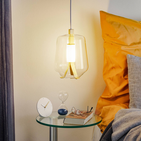 Prandina Luisa S1 pendel 2 700 K mässing/klar