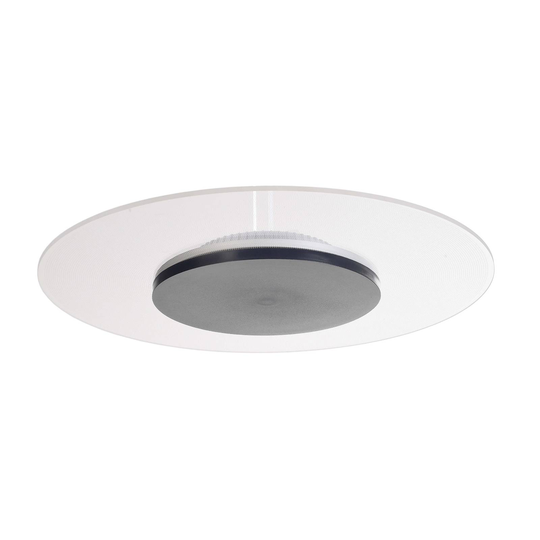 LED-taklampa Zaniah, 360°-ljus, 18W, grå