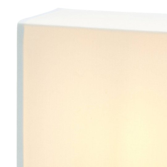 Lucande Patrik vägglampa kantig höjd 22 cm creme