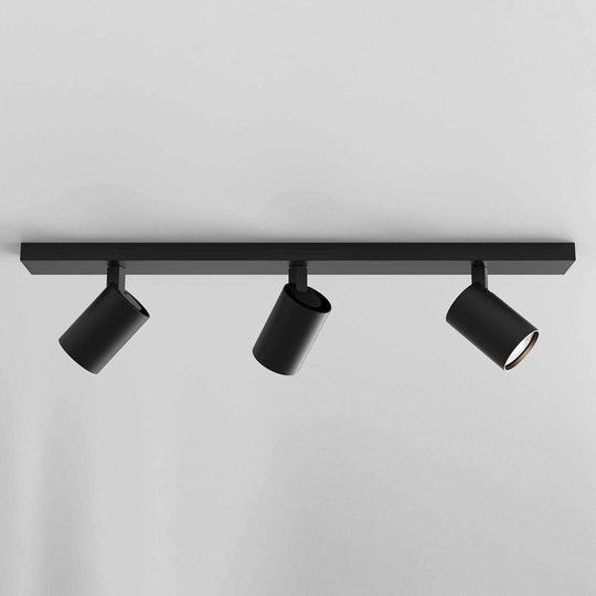 Astro Ascoli Triple Bar spotlight, svart matt