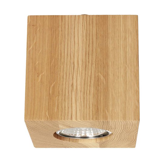 Taklampa Wooddream 1 lampa 10 cm ek kantig