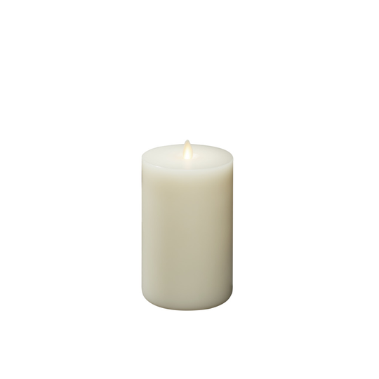 Vaxljus 9,6x17,7 cm LED (Gräddvit)