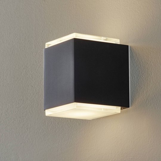 BEGA 50064 LED-vägglampa 3 000 K 12 cm DALI svart