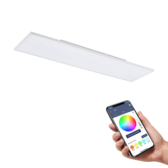 EGLO connect Turcona-Z LED-taklampa 120 x 30 cm