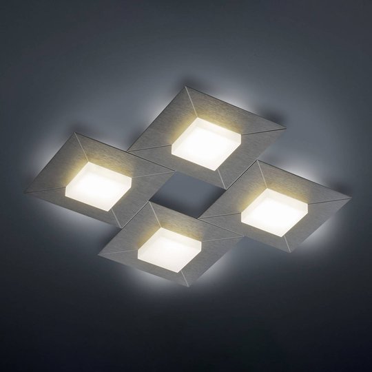 BANKAMP Diamond taklampa 42 x 42 cm, antracit