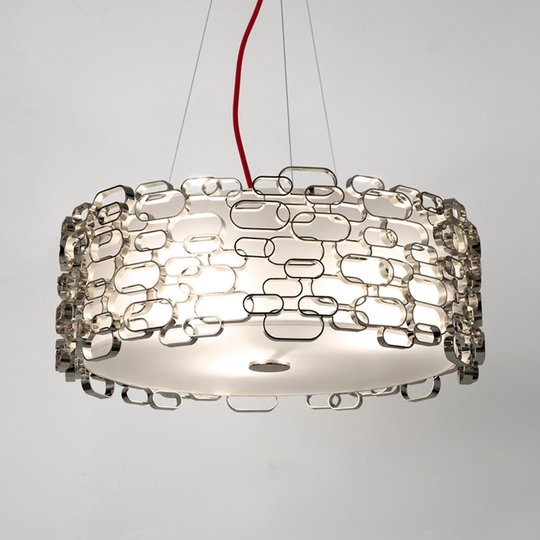 Glamour - designerhänglampa i silver