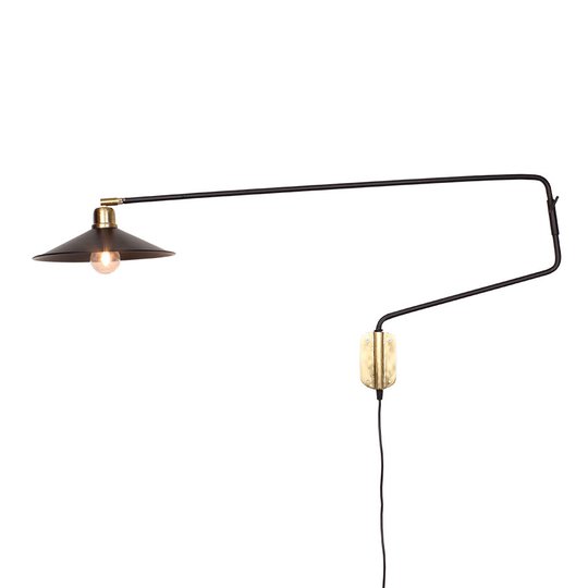 Sigge vägglampa (Svart)