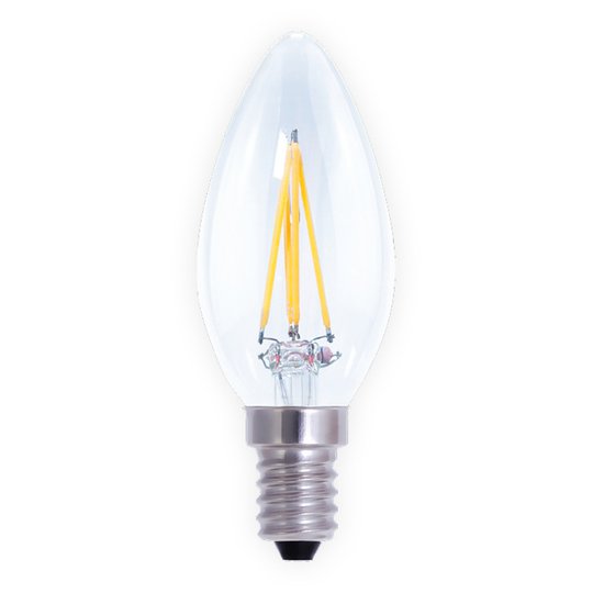 E14 4W LED-stearinljuslampa, dimmbar