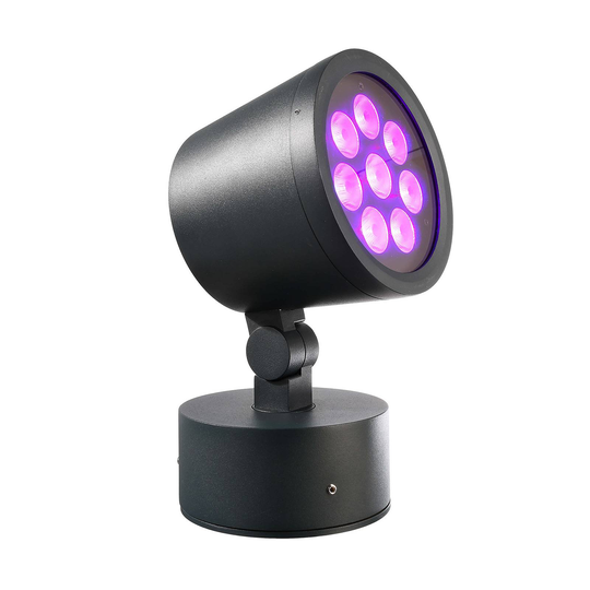 Utomhus LED-spot Colt, IP65, RGBW, 25 W