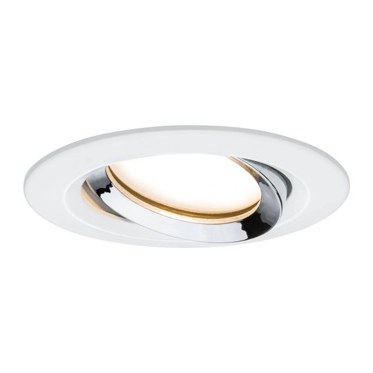 Paulmann Nova Plus LED-spot rund vit krom