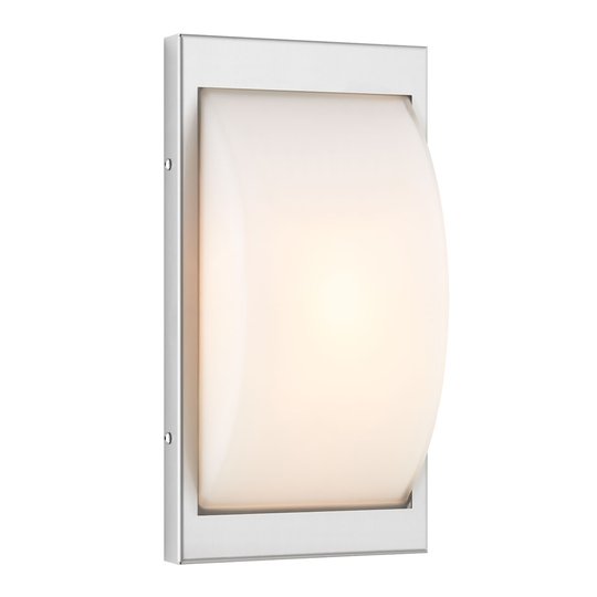 Utomhusvägglampa typ 068 E27 rostfritt stål