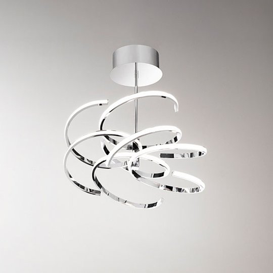 LED-taklampa 6398 krom