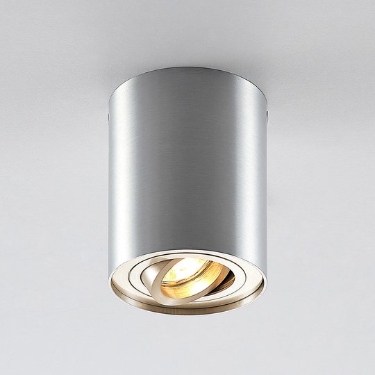 ELC Aleena downlight, justerbar, rund, aluminium