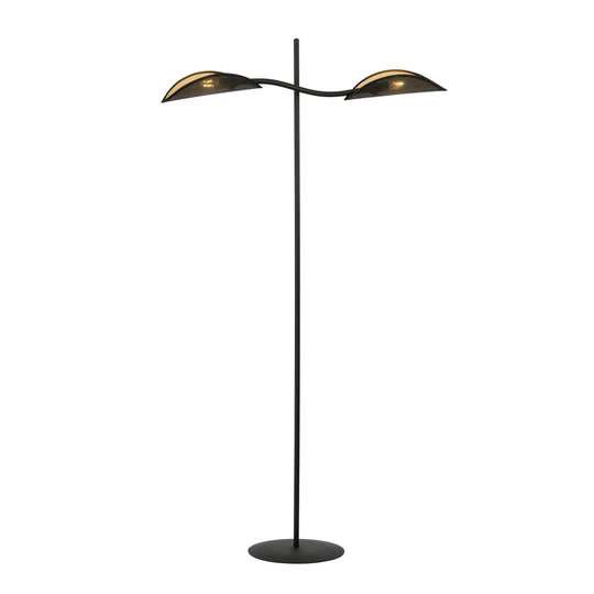 Lotus Lp2 golvlampa (Svart)