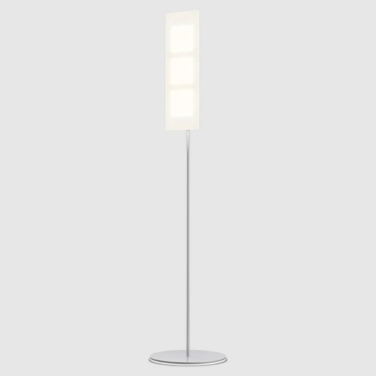 OMLED One f3 - OLED-golvlampa i vitt