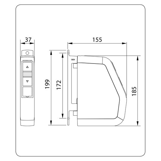 Rademacher RolloTron Comfort vridupprullare