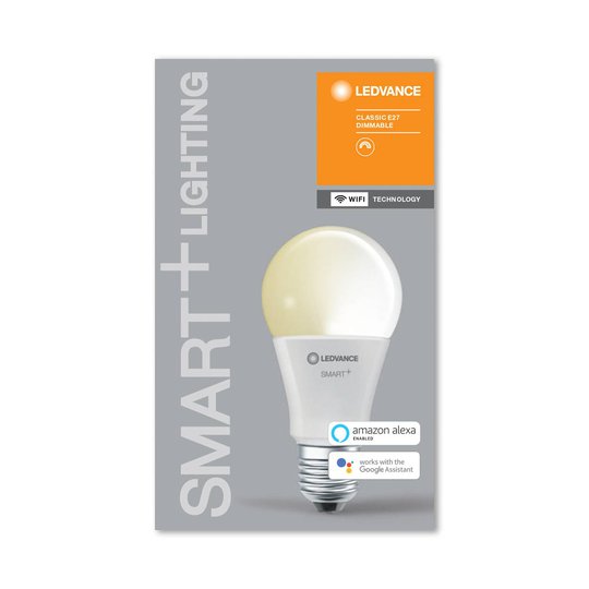 LEDVANCE SMART+ WiFi E27 9 W Classic 2 700 K