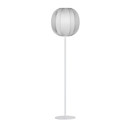 Neo Golvlampa Mattvit/Grå Lycra Skärm 170 cm