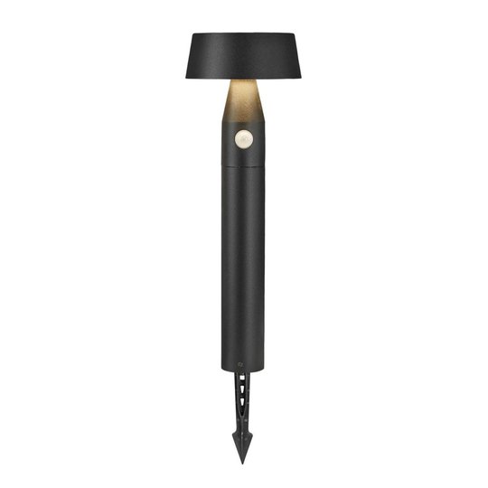 Nama solcellspollare 50cm (Svart)