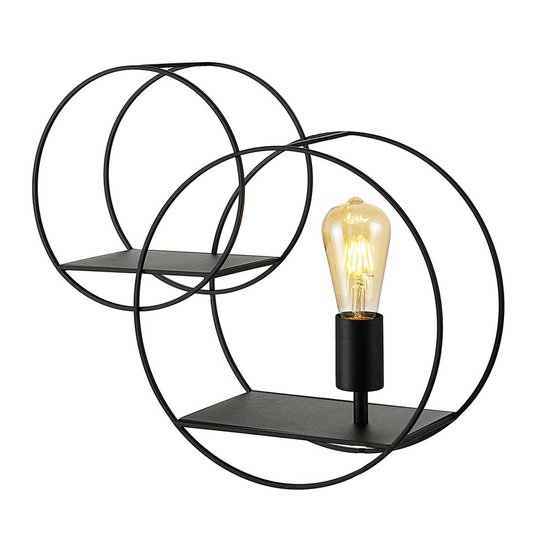 Lucande Andrik vägglampa, rund