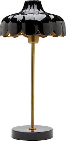 Wells Bordslampa Svart/guld 50cm