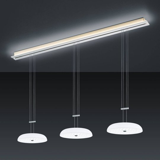 BANKAMP Strada Vanity hänglampa, 3 lampor, 155 cm