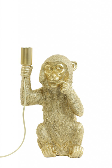 Monkey bordslampa (Guld)