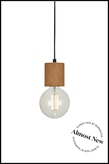 ALMOST NEW - CORK PENDANT 1L 8CM BROWN