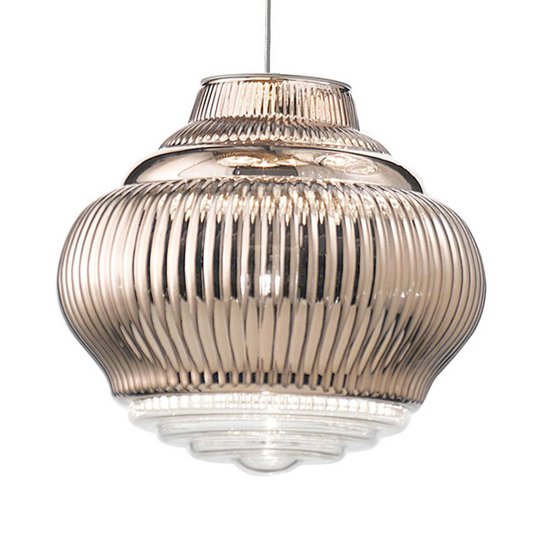 Pendellampa Bonnie 130 cm roséguld metallic