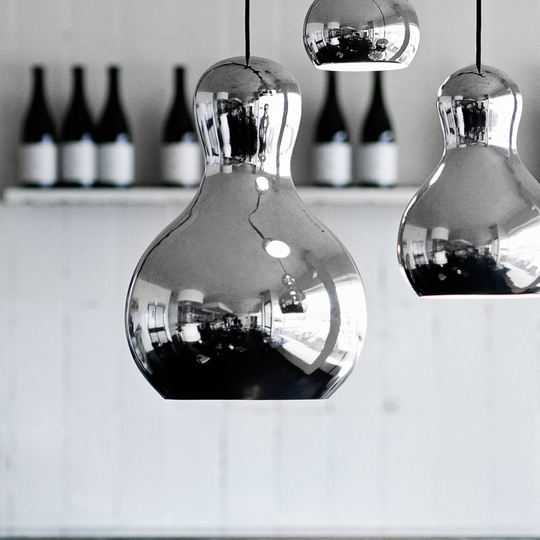 FRITZ HANSEN Calabash P1 hänglampa, silver