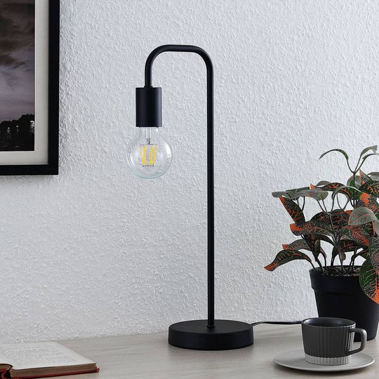 Lindby Erivana bordslampa, svart