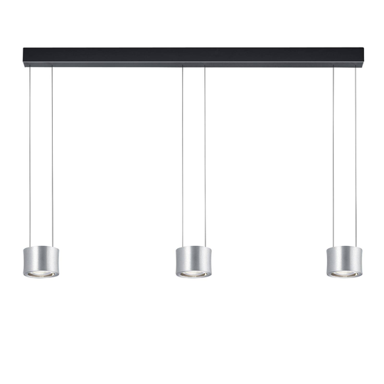 BANKAMP Impulse pendellampa 3 lampor nickel