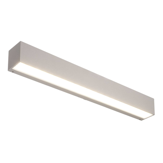 Arcchio Lengo LED-vägglampa CCT, 1 lampa, grå