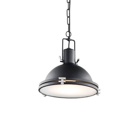 Hänglampa Kemi, svart, Ø 26 cm