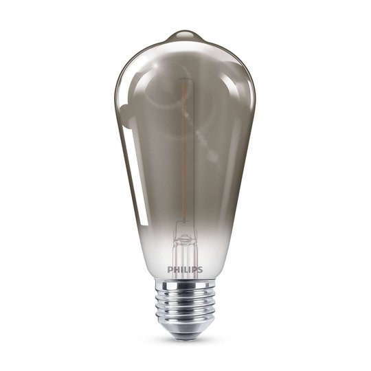 Philips Classic LED-lampa smoky E27 ST64 2,3W