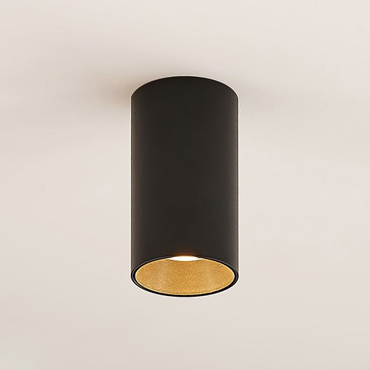 Arcchio Dilana Downlight, rund, GU10, svart