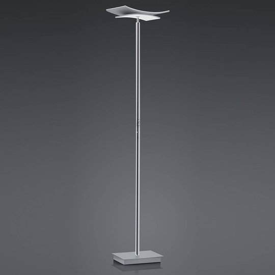 B-Leuchten Liberty LED-golvlampa, nickel matt