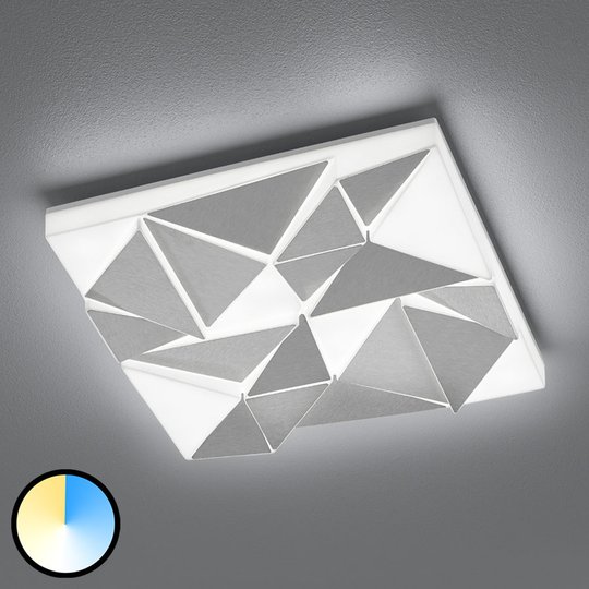 LED-taklampa Trinity, 40 x 40 cm