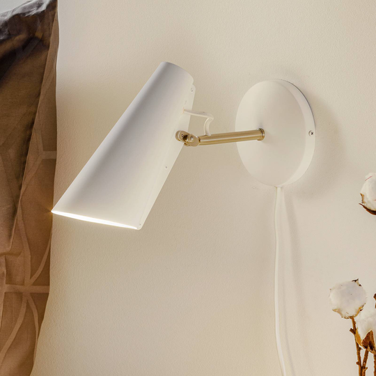 Retro-spotlight Birdy i vitt