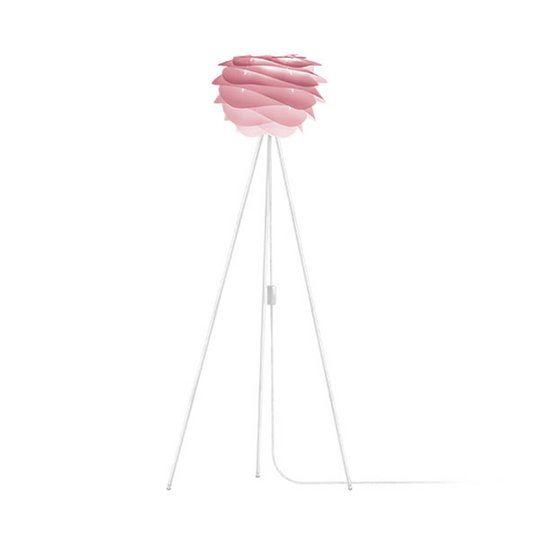 UMAGE Carmina Mini golvlampa rosa/tripod vit