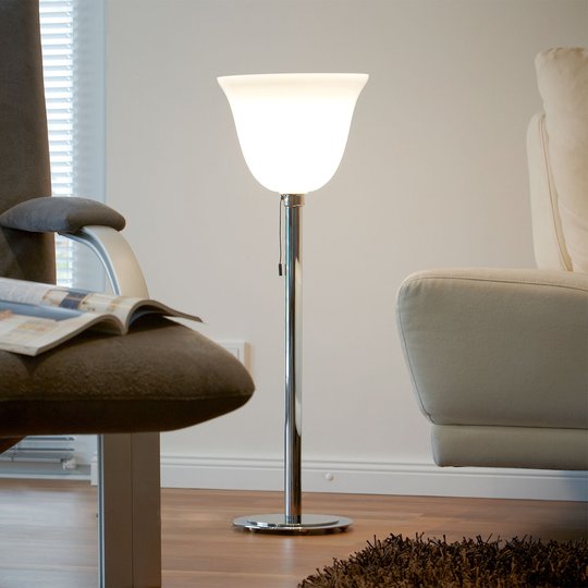 Art Deco-golvlampa efter fransk ritning
