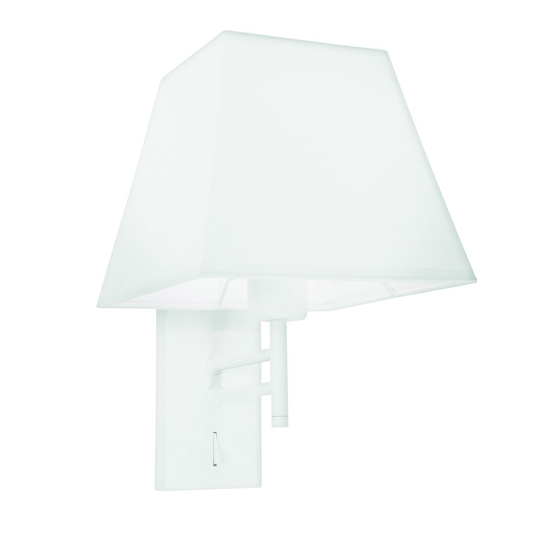 Logan vägglampa (Vit)