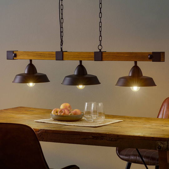 Pendellampa Oldbury i rustik design