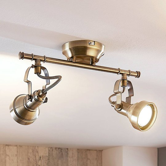 LED-vägglampa Perseas med 2 ljuskällor