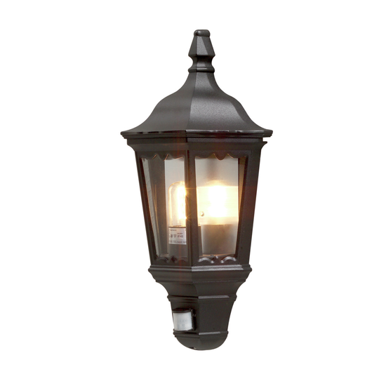 Firenze väggplafond E27 PIR (Svart)