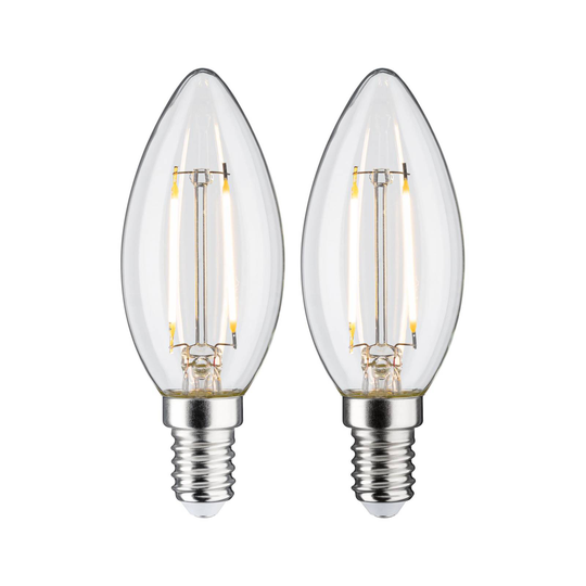 Paulmann LED-ljus E14 2 700 K filament 2-pack