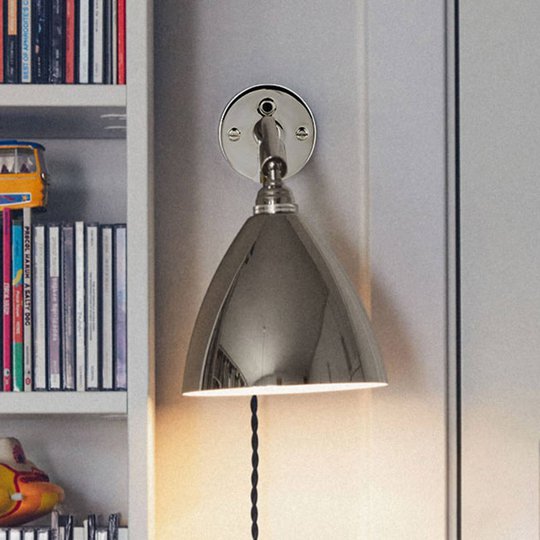 GUBI Bestlite BL7 vägglampa, limiterad, nickel