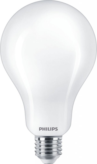 E27 23W LED Normal varmvit Frostad