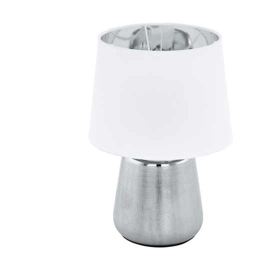 Manalba 1 bordlampa (Silver)