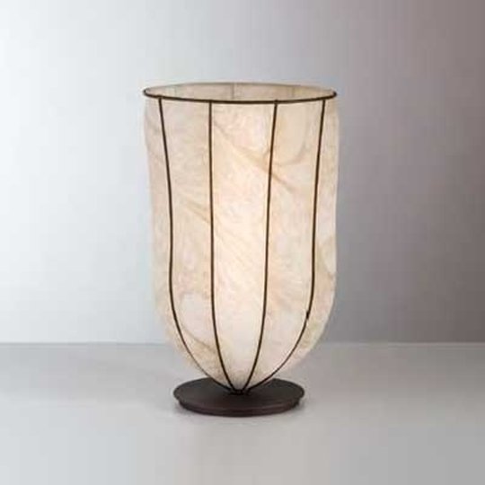 Antik bordslampa GIARA, 32 cm